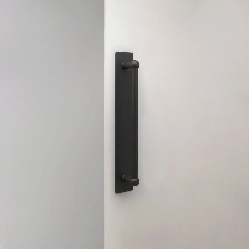 Harper Single Pull Handle with Plate 320mm - Bronze