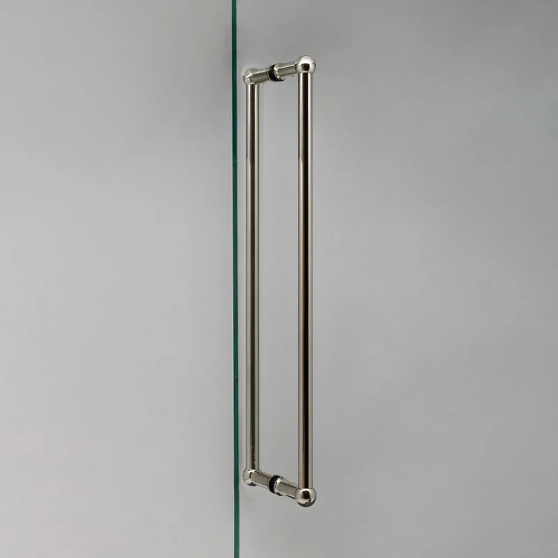Harper Double Pull Handle 500mm - Polished Nickel
