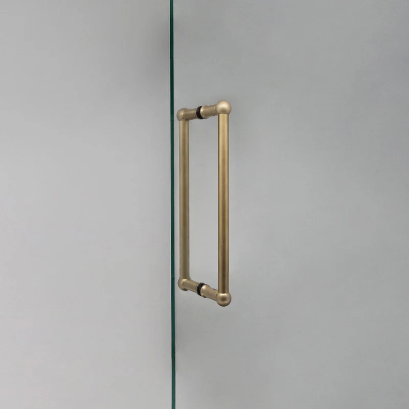 Harper Double Pull Handle 320mm - Antique Brass