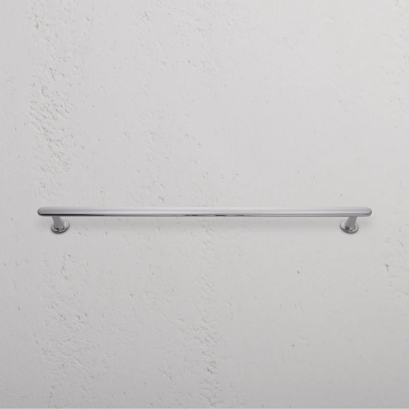 Milliner Cabinet Handle Large - Polished Nickel