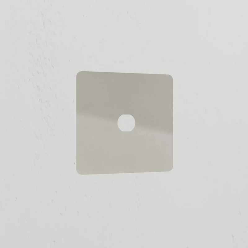 1G Switch Plate - Polished Nickel