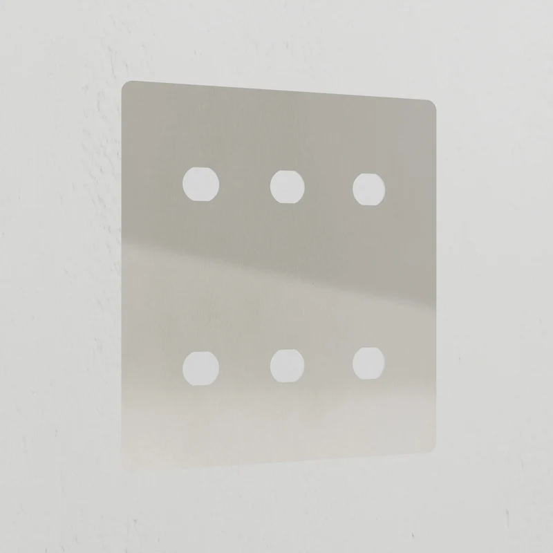6G Switch Plate - Polished Nickel