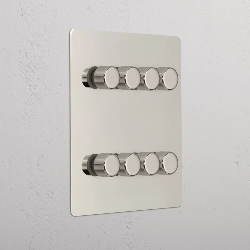 8G Two Way Dimmer Switch - Polished Nickel