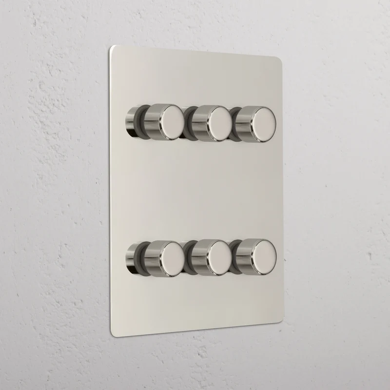 6G Two Way Dimmer Switch - Polished Nickel