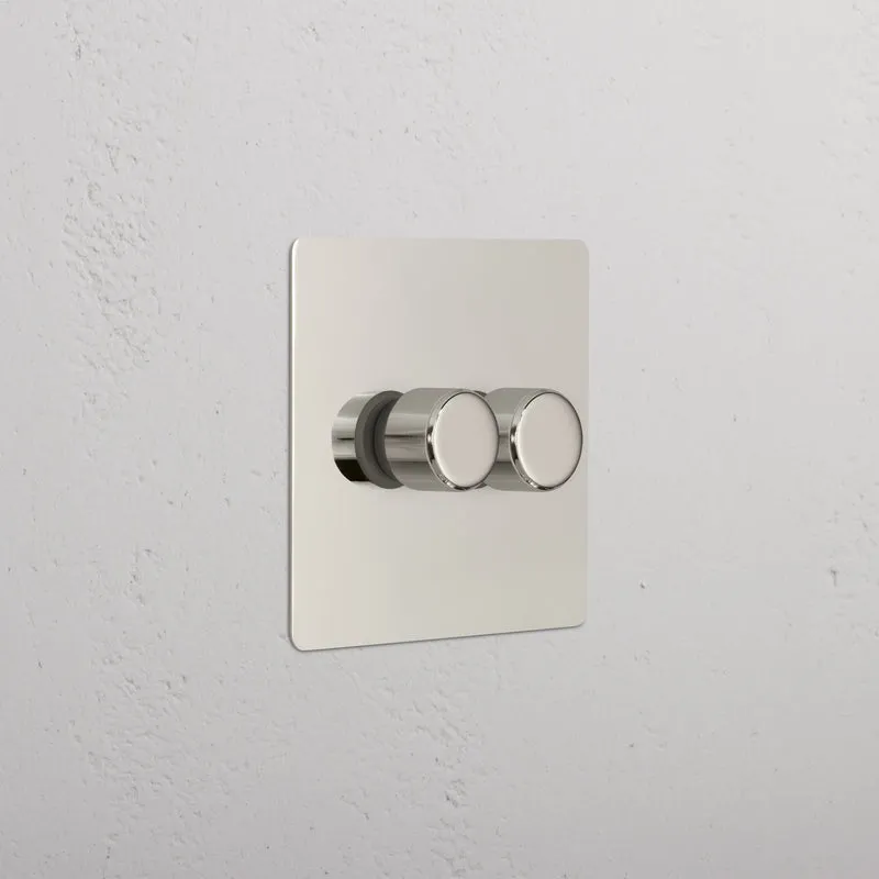 2G Two Way Dimmer Switch - Polished Nickel