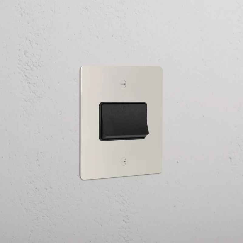 Single Fan Isolator Switch - Polished Nickel | Black