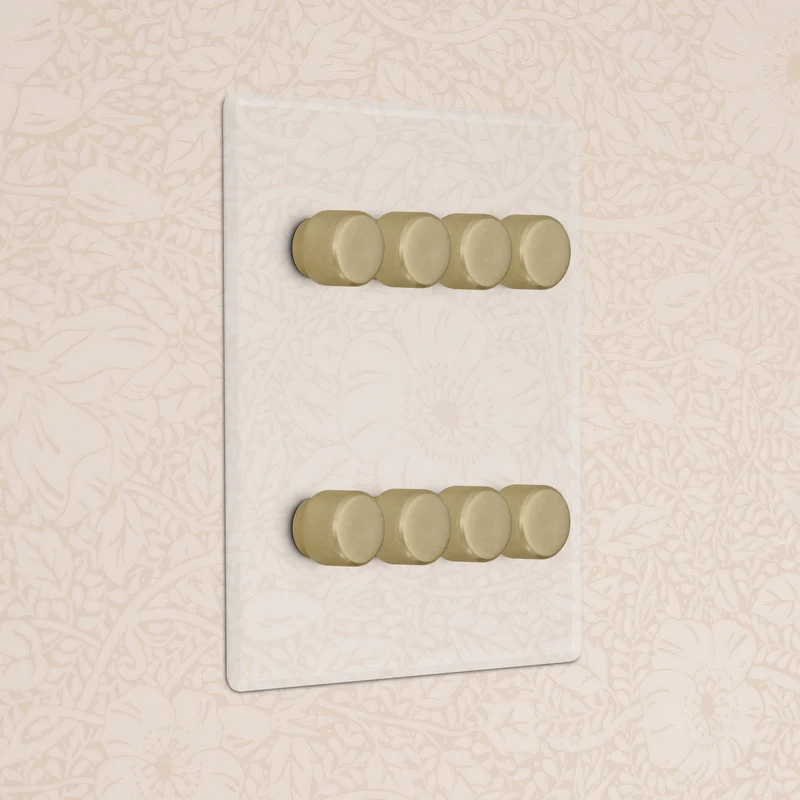 8G Two Way Dimmer Switch - Clear Antique Brass
