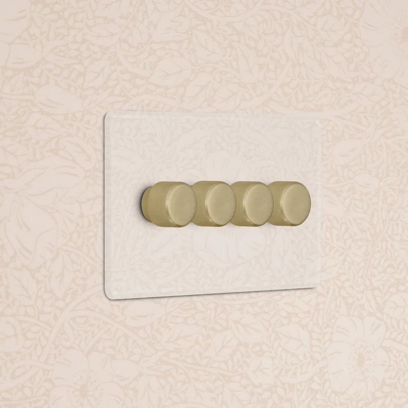 4G Two Way Dimmer Switch - Clear Antique Brass