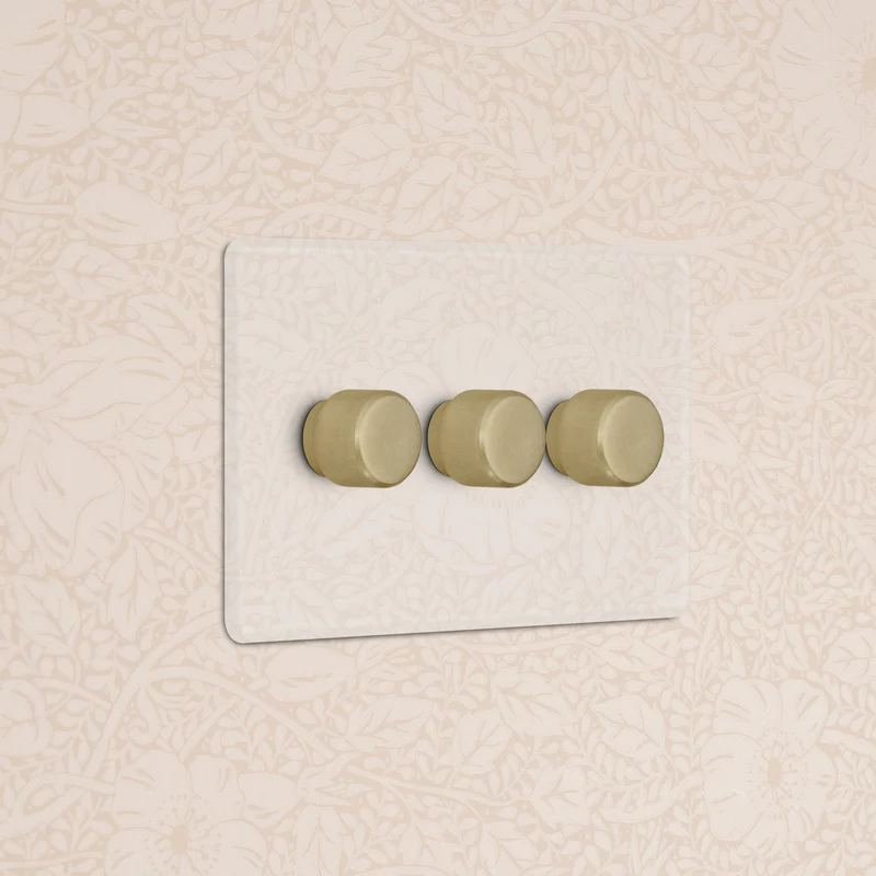 3G Two Way Dimmer Switch - Clear Antique Brass