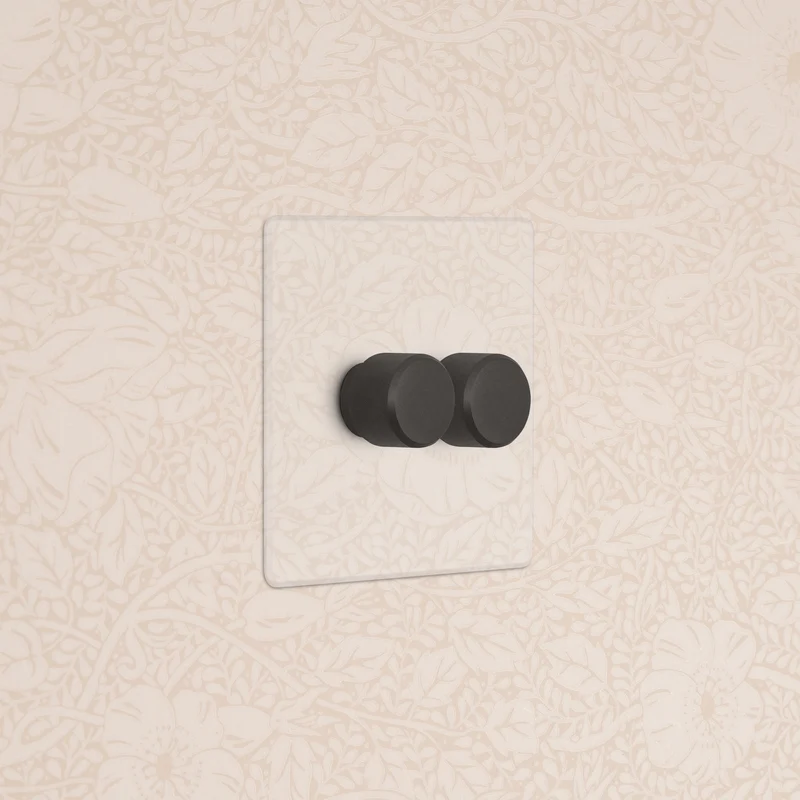 2G Two Way Dimmer Switch - Clear Bronze