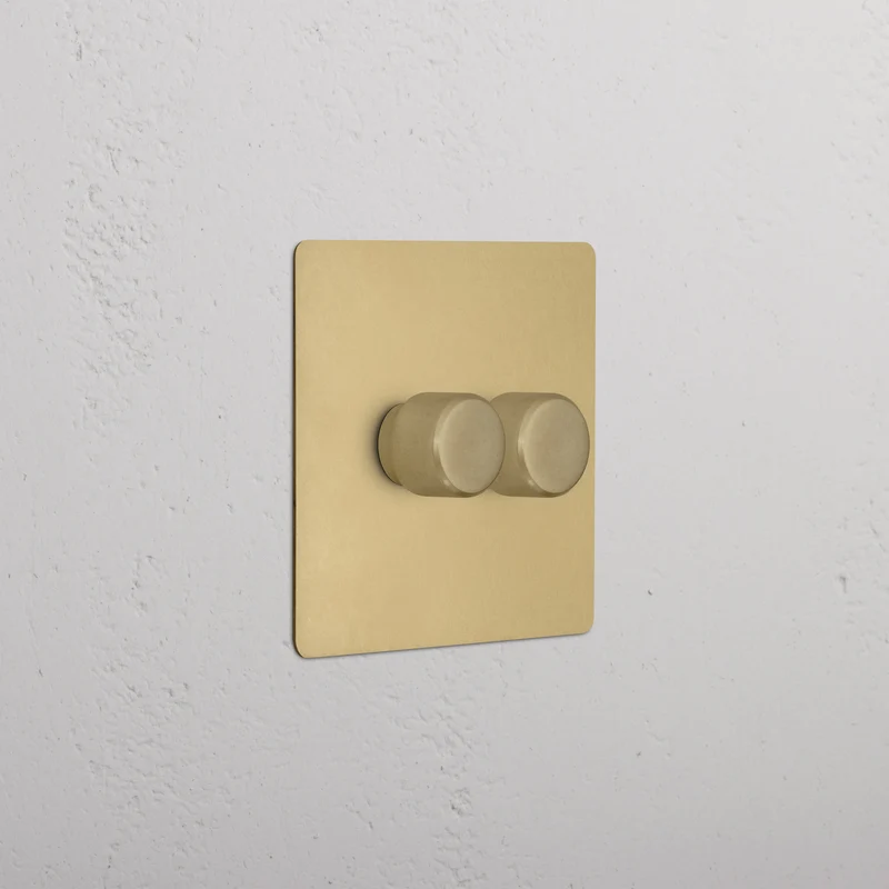 2G Two Way Dimmer Switch - Antique Brass