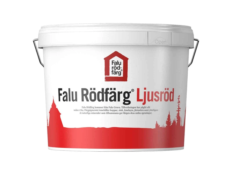 Falu Rödfärg Ljusröd, Svart, Grå
