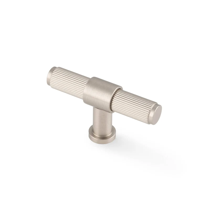 Kingston Reeded | T-Handtag i Rostfritt Stål Finish