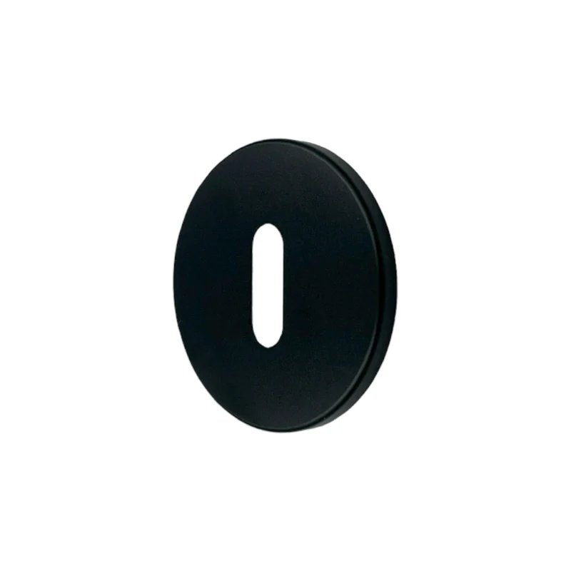 Cross Oval | Nyckelskylt i Svart (1 set)