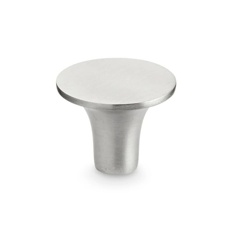 Minimal | Knopp i Borstad Krom