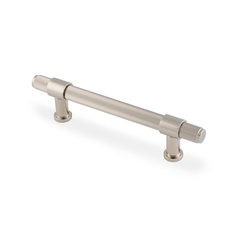 Kingston Reeded | Handtag i Blank Nickel