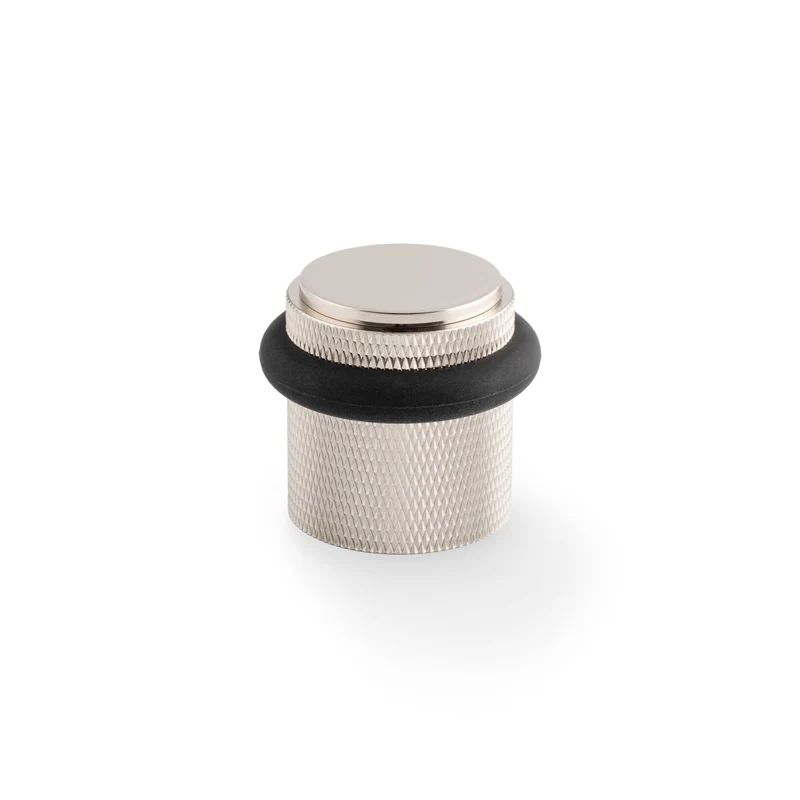 Brunel Floor Cross | Dörrstopp i Blank Nickel