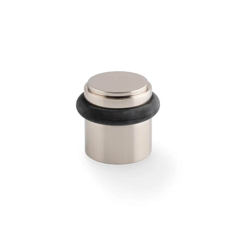 Brunel Floor Plain | Dörrstopp i Blank Nickel