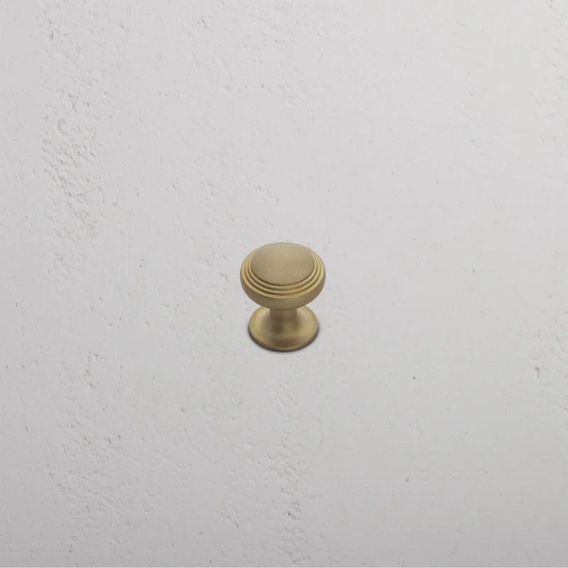 Barlow Cabinet Knob Small - Antique Brass