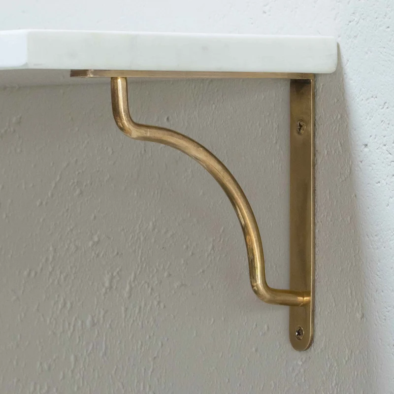 Kilburn Shelf Bracket 200mm - Antique Brass
