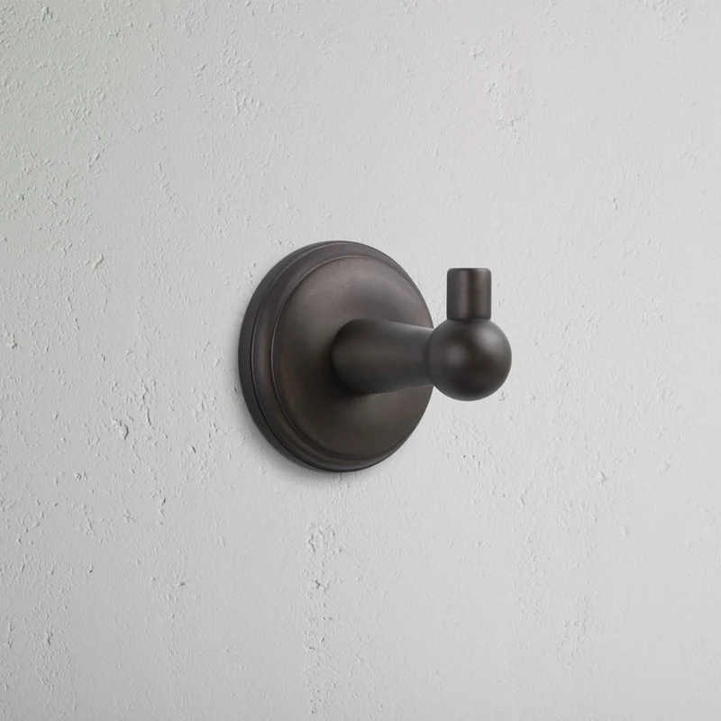 Hyde Robe Hook – Bronze