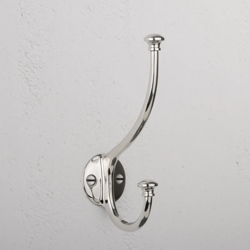 Mews Hook – Polished Nickel