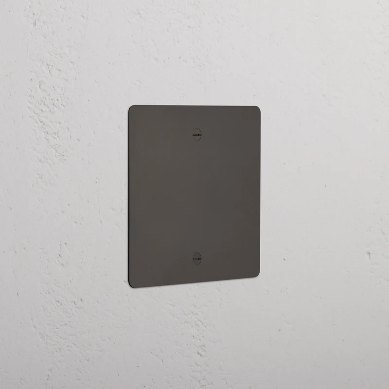 Single Blank Plate - Bronze