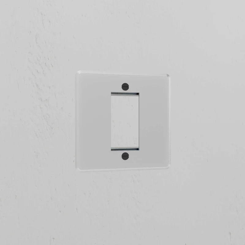 1G 25mm Module Plate - Clear Black