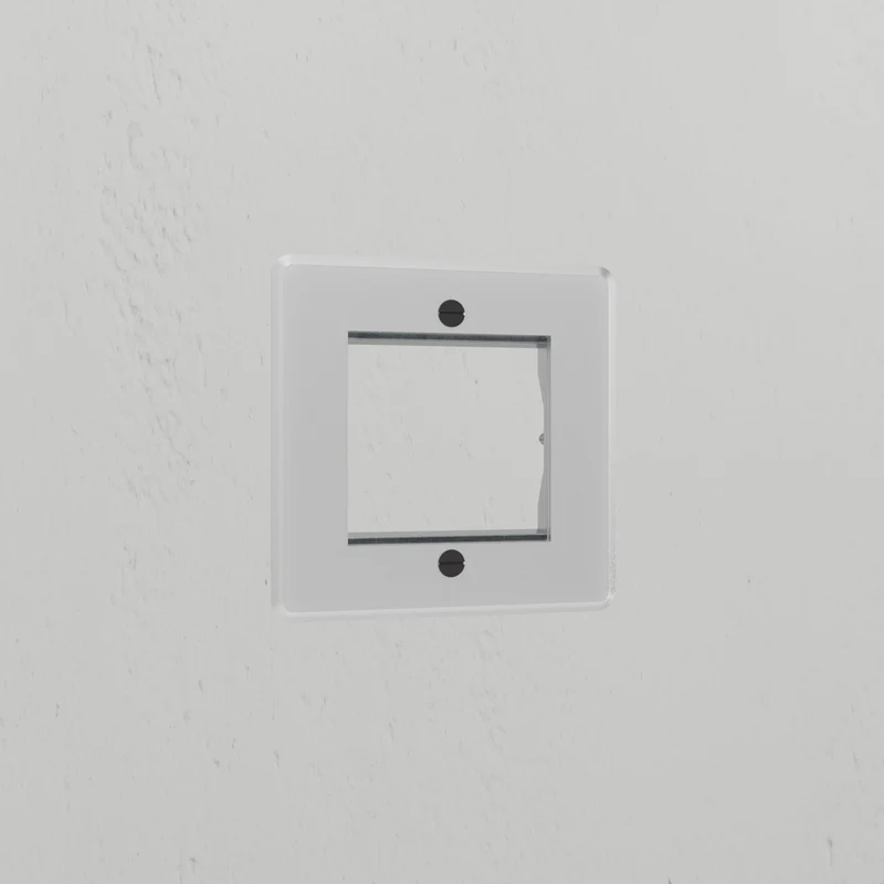 1G 50mm Module Plate - Clear Black