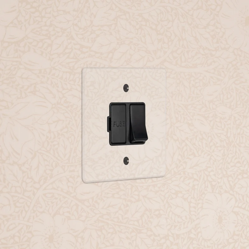 Single Switched Fused Spur (FCU) - Clear | Black