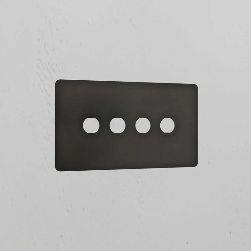 4G Switch Plate - Bronze