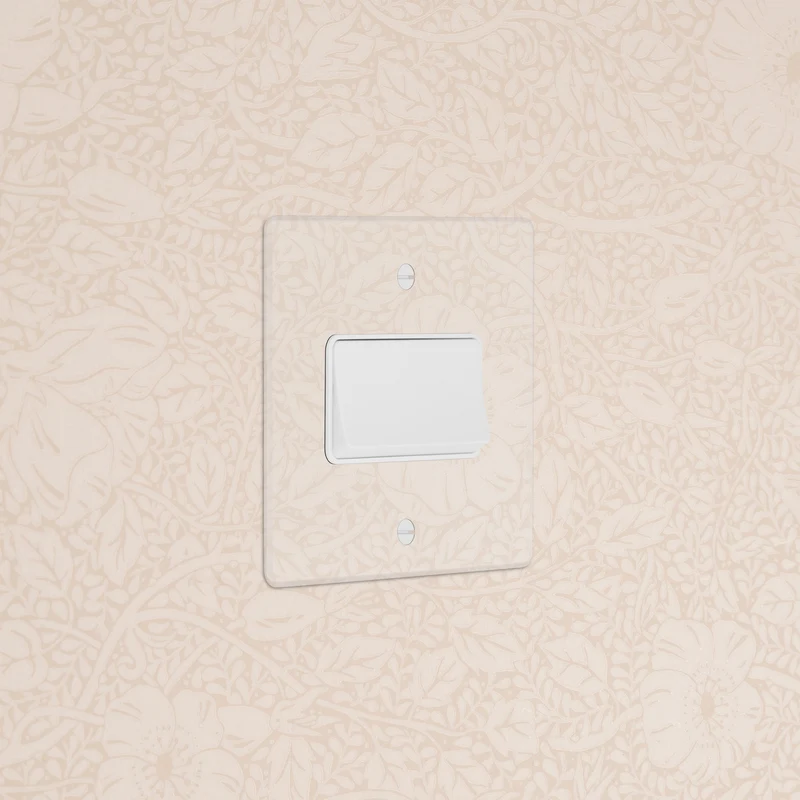 Single Fan Isolator Switch - Clear | White