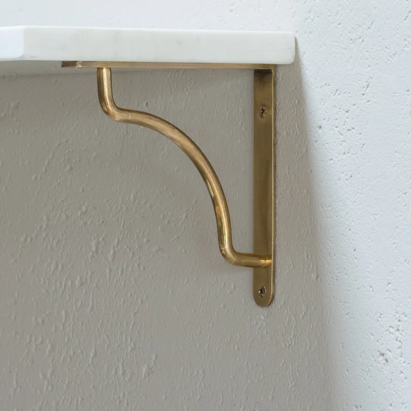 Kilburn Shelf Bracket 150mm - Antique Brass