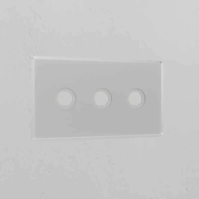 3G Switch Plate - Clear