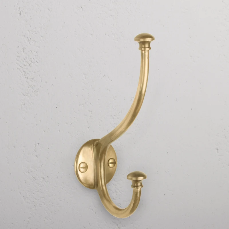 Mews Hook – Antique Brass