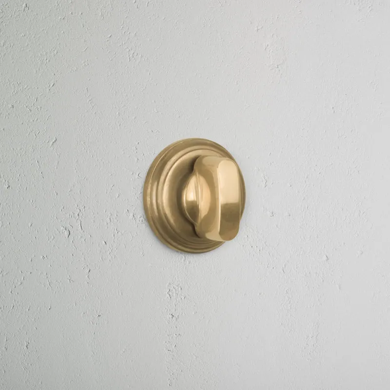 Canning Thumbturn – Antique Brass