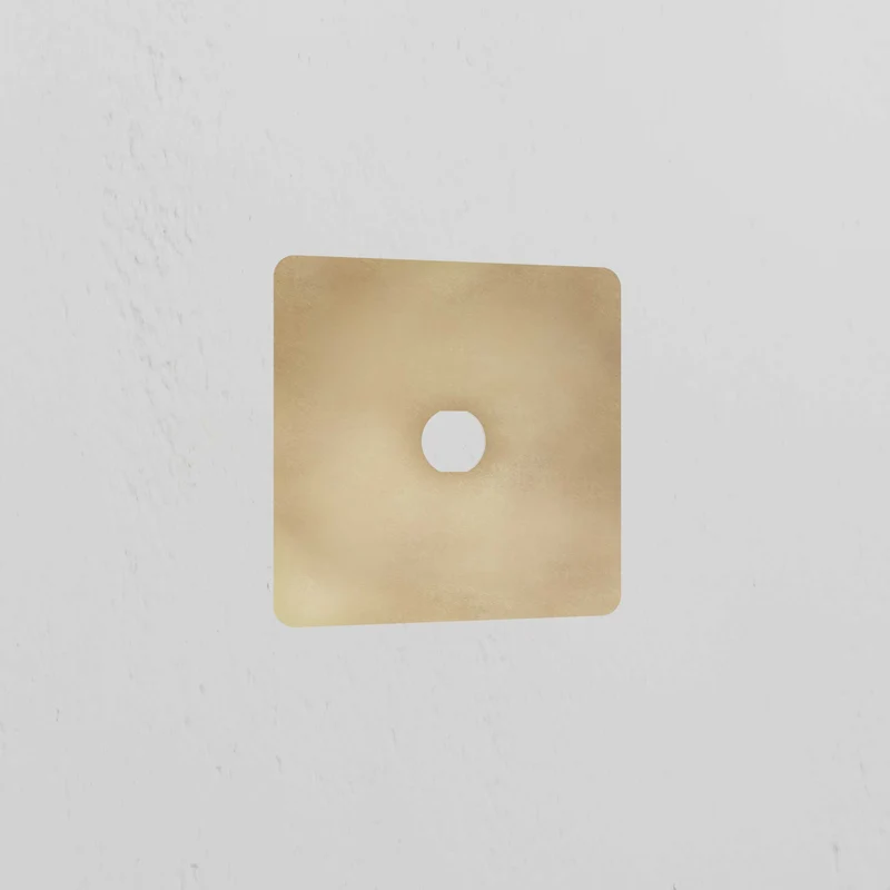 1G Switch Plate - Antique Brass