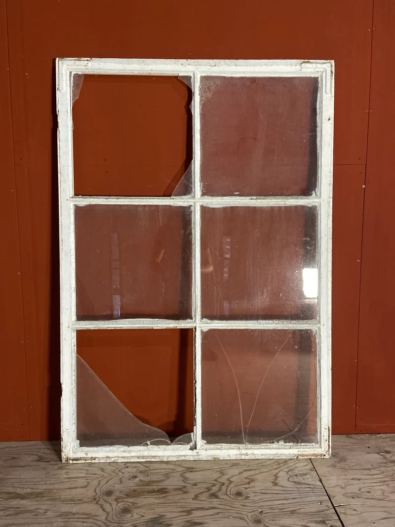 Spröjsat fönster utan karm, 132x90 (Nr 46)