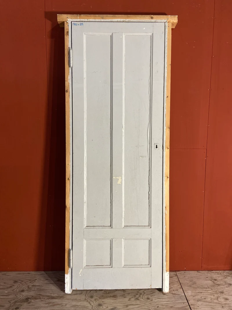 Spegeldörr med karm, 189x72, 4 speglar (Nr 35)