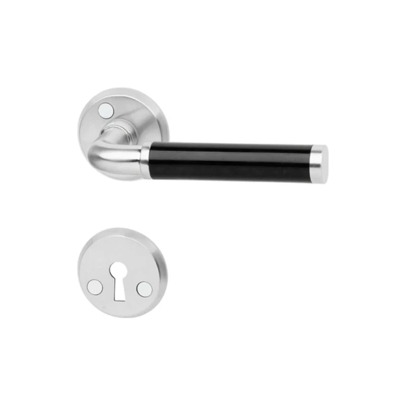 A383-2991 | Dörrhandtag i Rostfritt Stål Finish/Svart