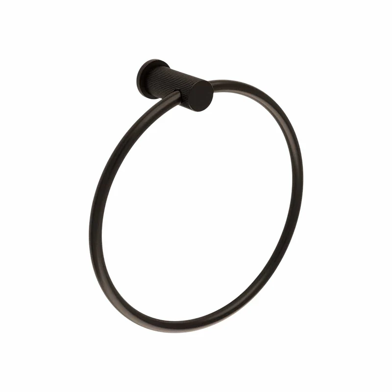 Brunel Reeded | Handduksring i Dark Brons