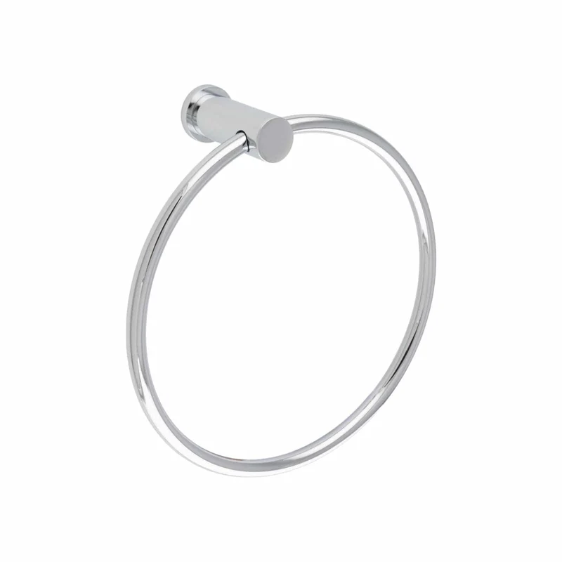 Brunel Plain | Handduksring i Blank Krom