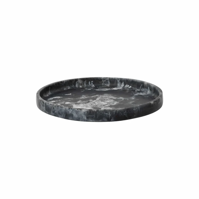 Mist Round | Bricka i Charcoal