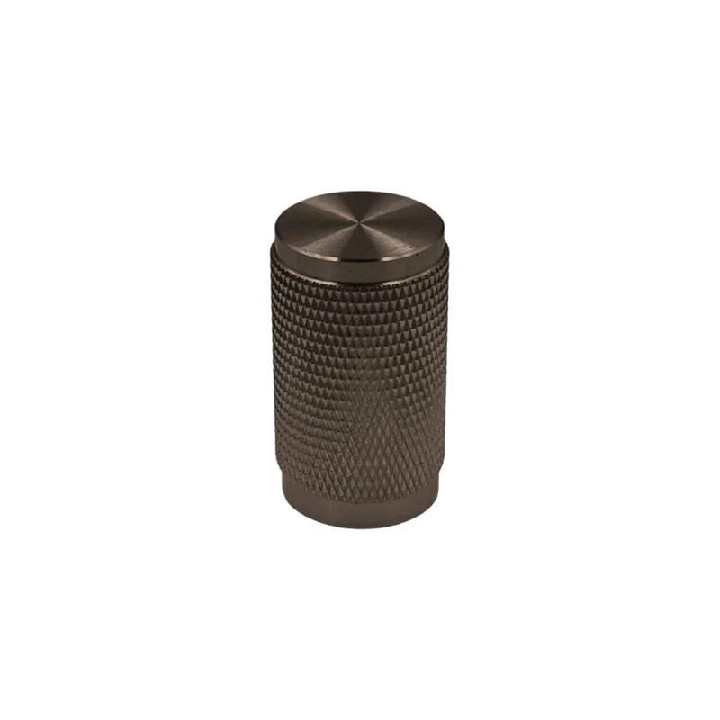 Cross | Knop i Bruneret Messing (Smoked Bronze) uden Lak | 2 stk