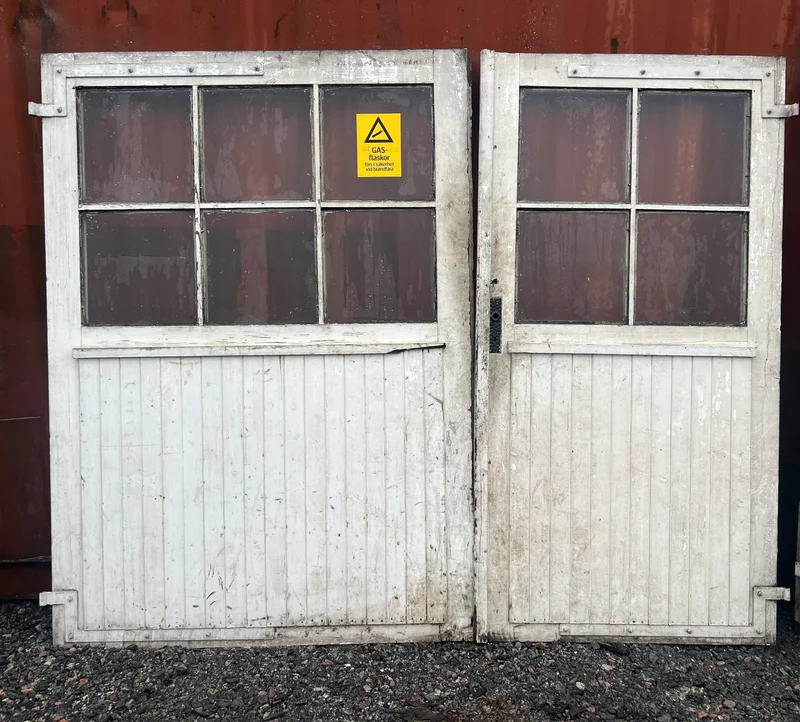 Glasade växthusdörrar 240x198