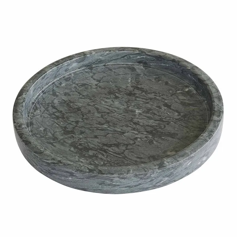 Marbi | Bricka i Svart Marmor Ø 22 cm