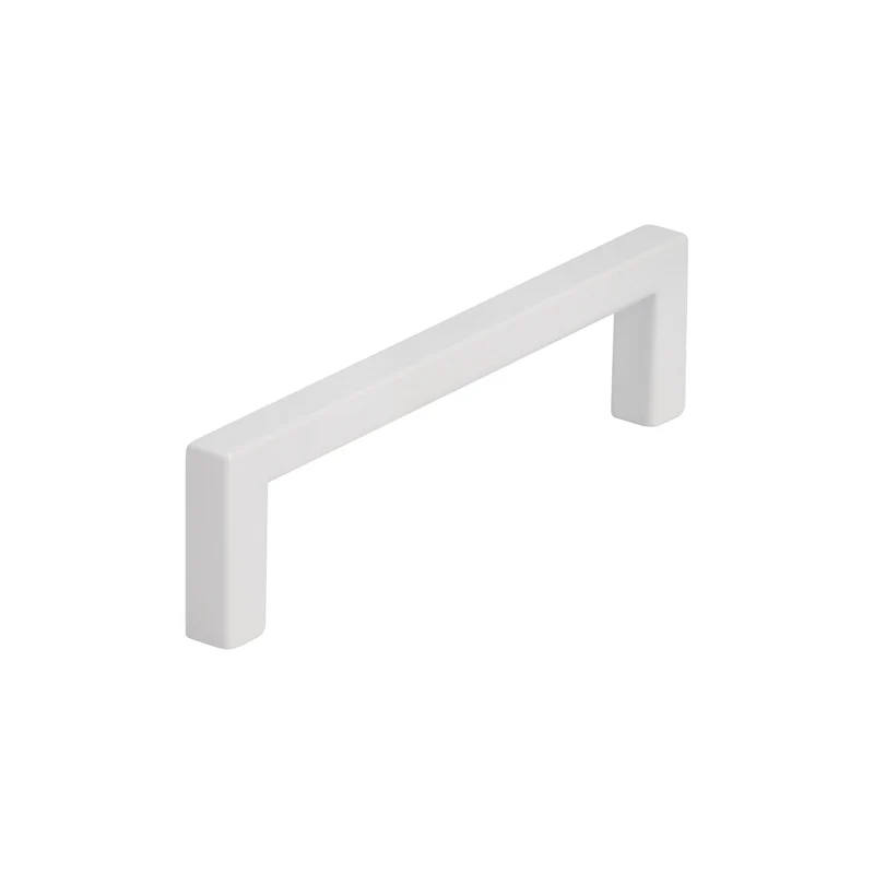 Square Slim | Handtag i Matt Vit