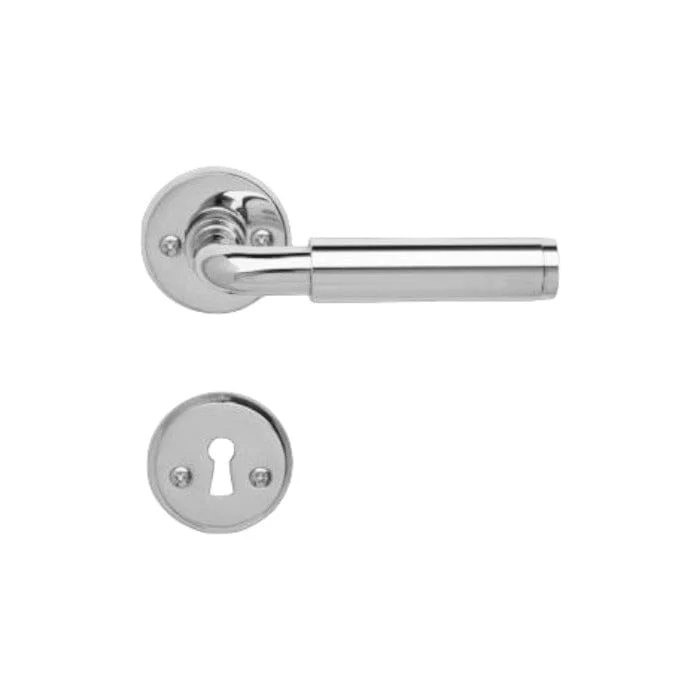 Funkis | Dörrhandtag i Blank Nickel