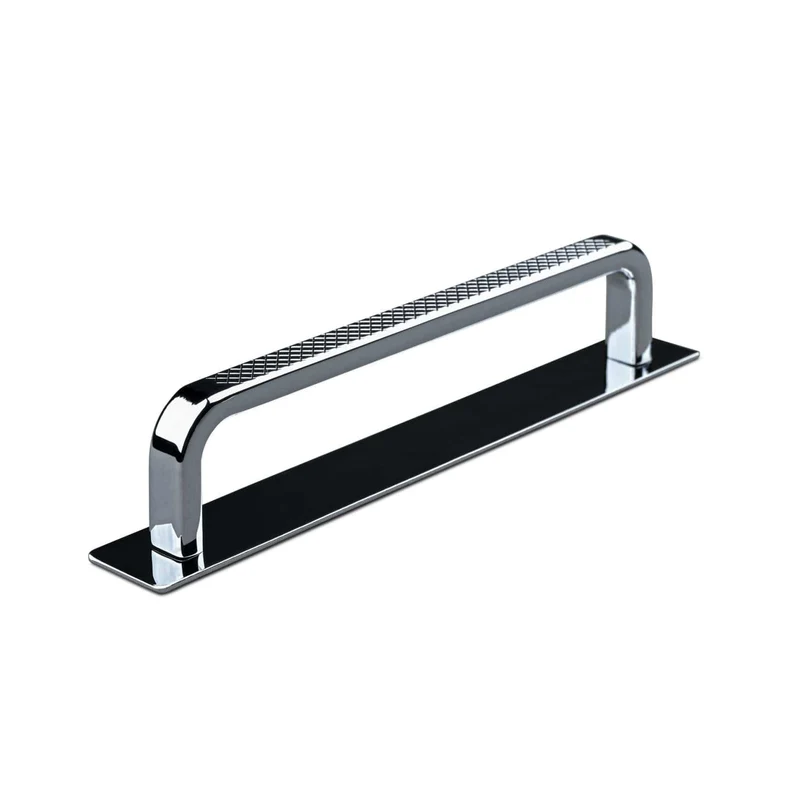 Gardone Cross | Handtag i Blank Krom med bakplatta