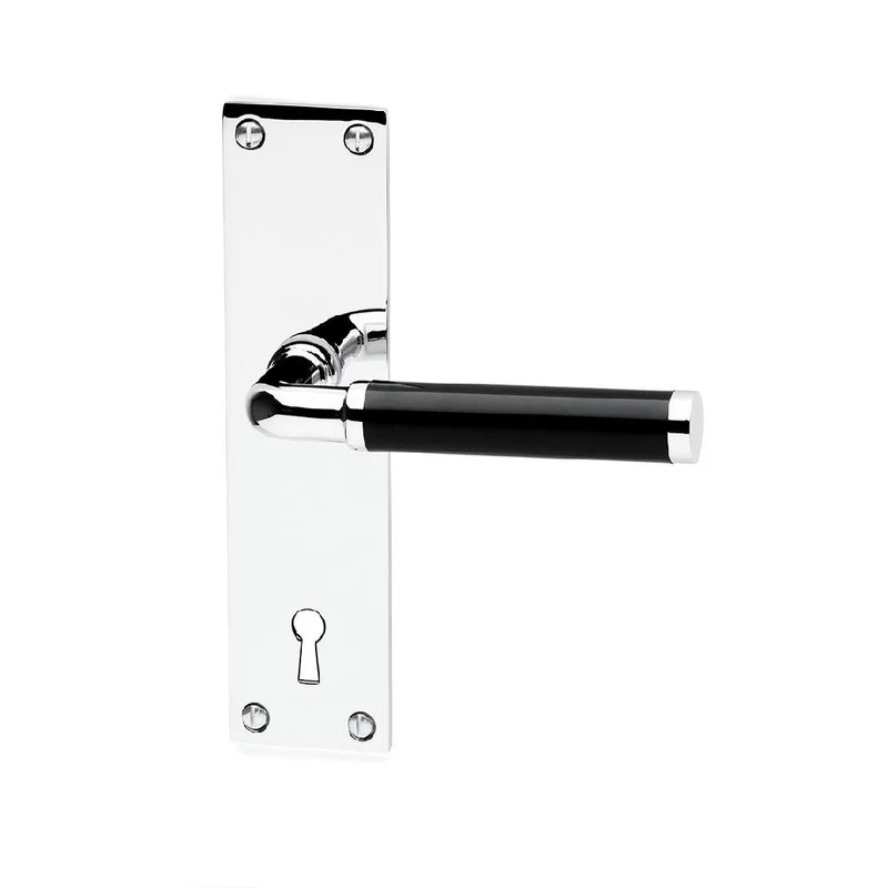 Trycke 383 inkl långskylt svart/krom SB